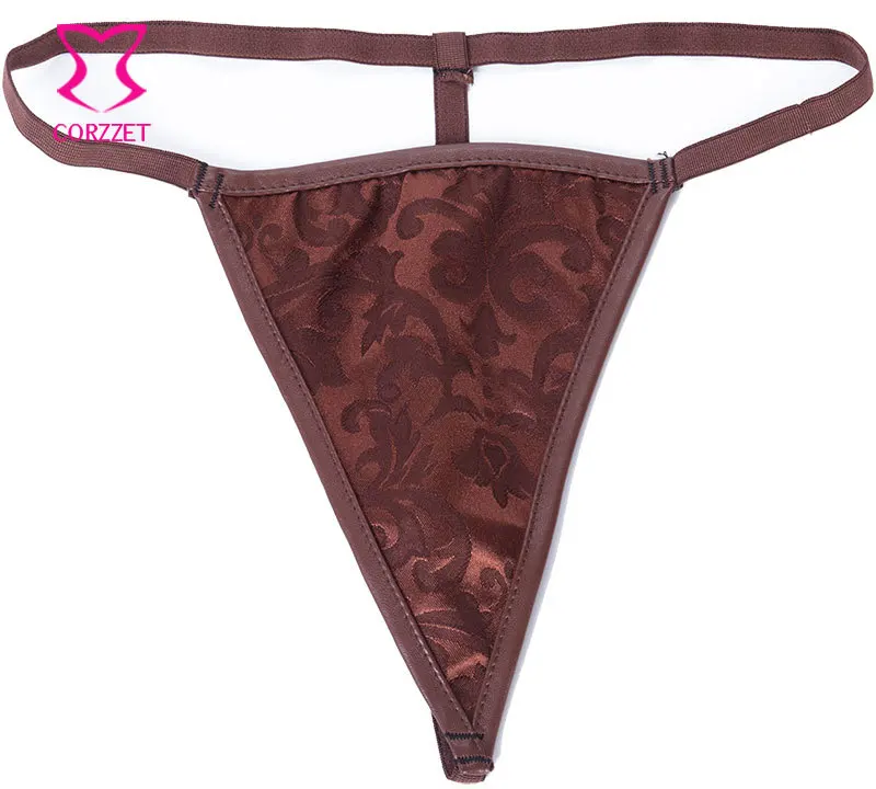 Коричневый винтажный корсет со стальными косточками в стиле стимпанк для женщин