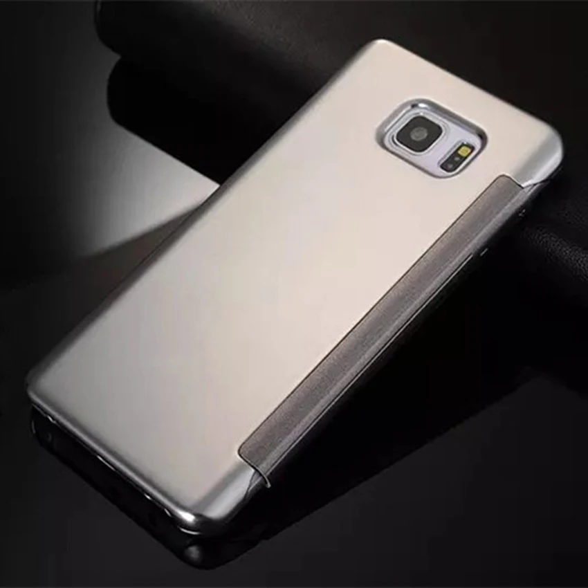 Роскошный зеркальный Чехол-книжка для Samsung Galaxy Note 4 Note4 Not SM N910 N910F N910C ударопрочный