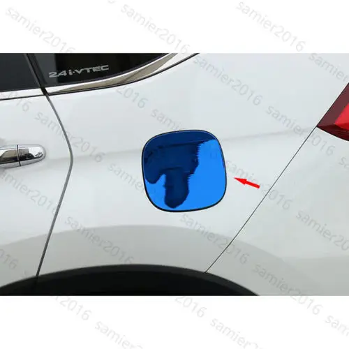 

Blue FIT For Honda CRV CR-V 12-16 Steel Fuel Tank Decorator Gas Tank Cover Case