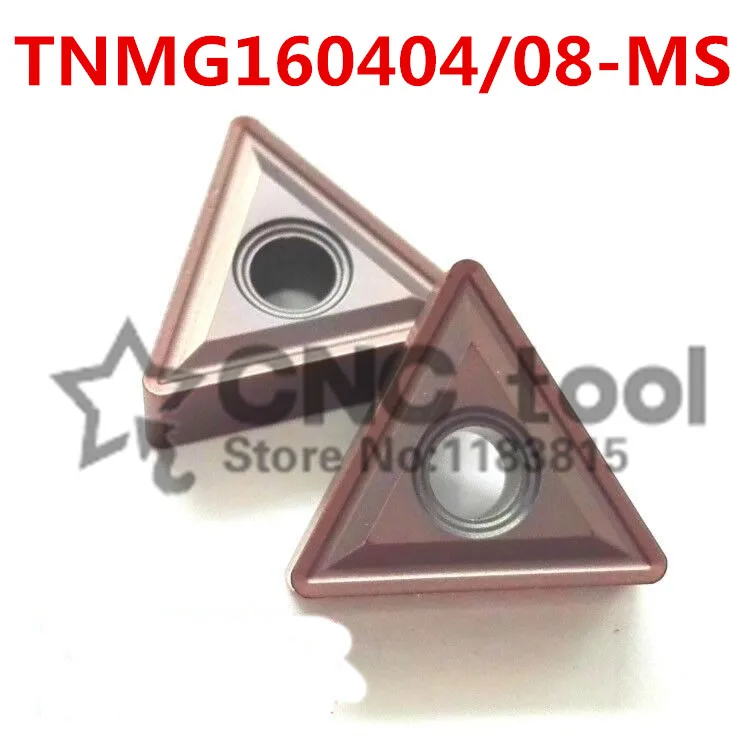 

10 шт. TNMG160404-MS / TNMG160408-MS твердосплавные режущие пластины для станка с ЧПУ, токарный инструмент, применяется для обработки нержавеющей стали и ...