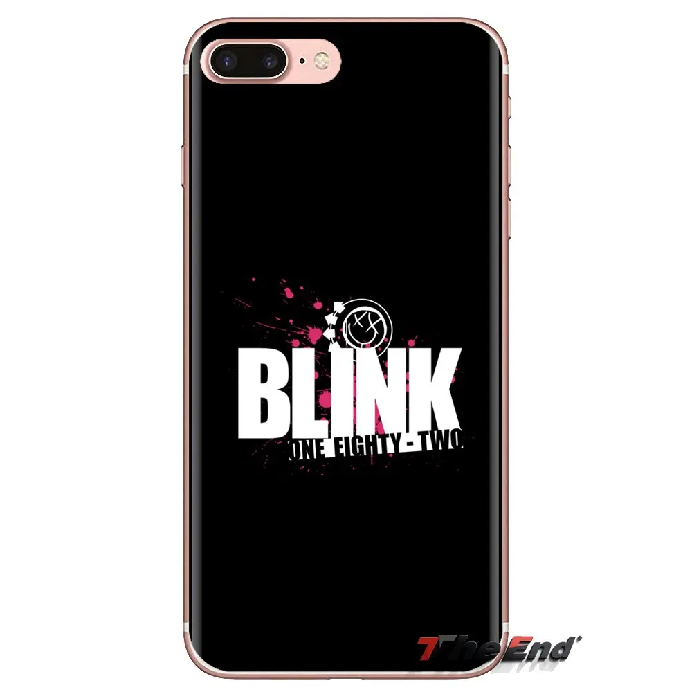 Прозрачный чехол из ТПУ для iPod Touch Apple iPhone 4 4S 5 5S SE 5C 6 6S 7 8 X XR XS Plus MAX Blink 182 Smiley Face Punk Rock