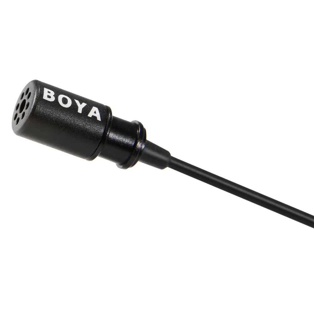 BOYA BY LM10 смартфон Аудио Видео Запись всенаправленный Lavalier микрофон для iPhone 6 6s 5 4s