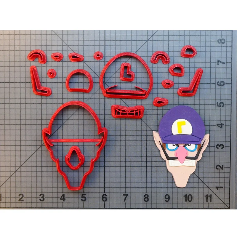 Мультфильм ТВ Супер Марио резак печенья набор сделанный 3D Печатный Kamek логотип