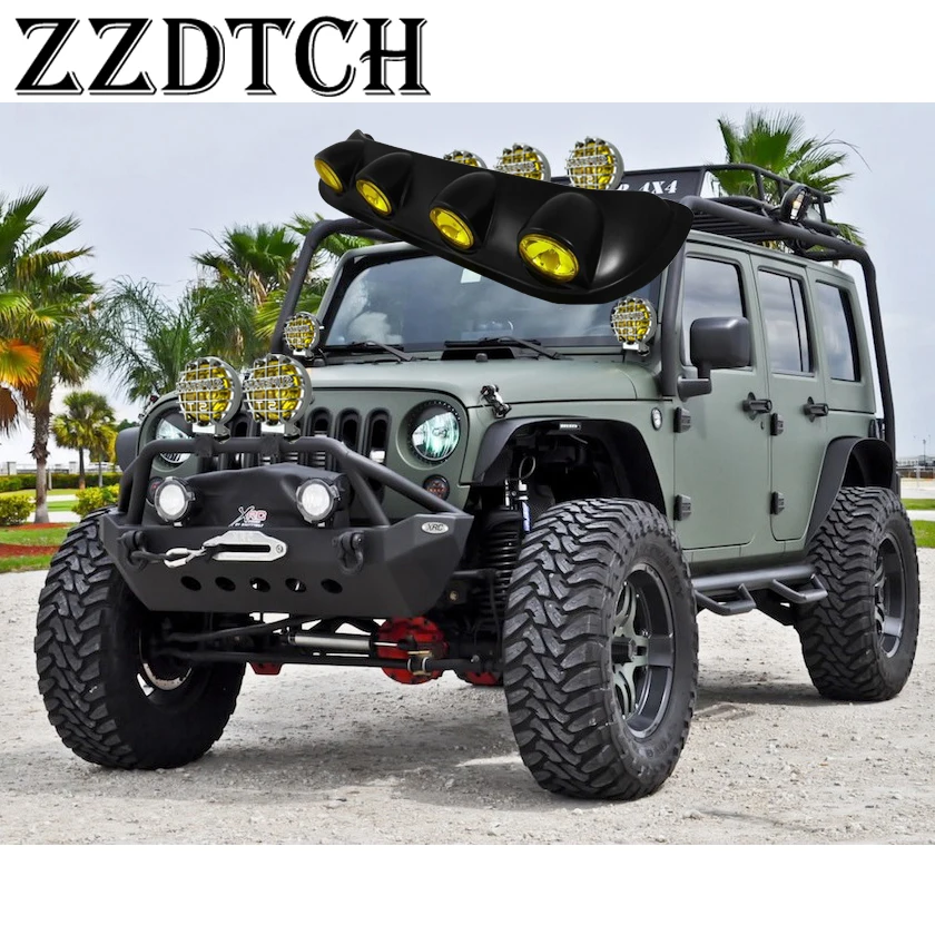 Противотуманная фара на крышу автомобиля ZZDTCH 1 шт. H3 12 В для isuzu renault ford F150