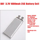 Аккумуляторная батарея 2017 DXF 3,7 в 1000 мАч 25C max60C, перезаряжаемая lipo батарея для вертолета, самолета, дрона 2S 3S 4S 6S