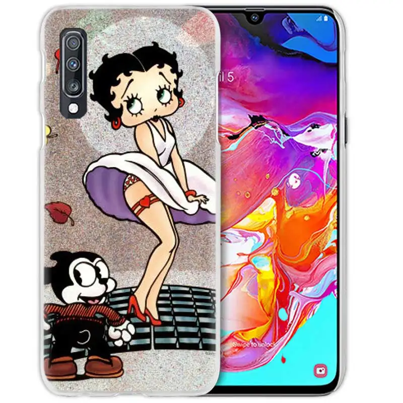 14 Betty Boop пикантные чехол для samsung Galaxy M40 A50 A80 A70 A60 A40 A30 A20e A10 J4 J6 плюс J8 S10e S10 5G жесткий чехол из ПК для телефона - Цвет: 14