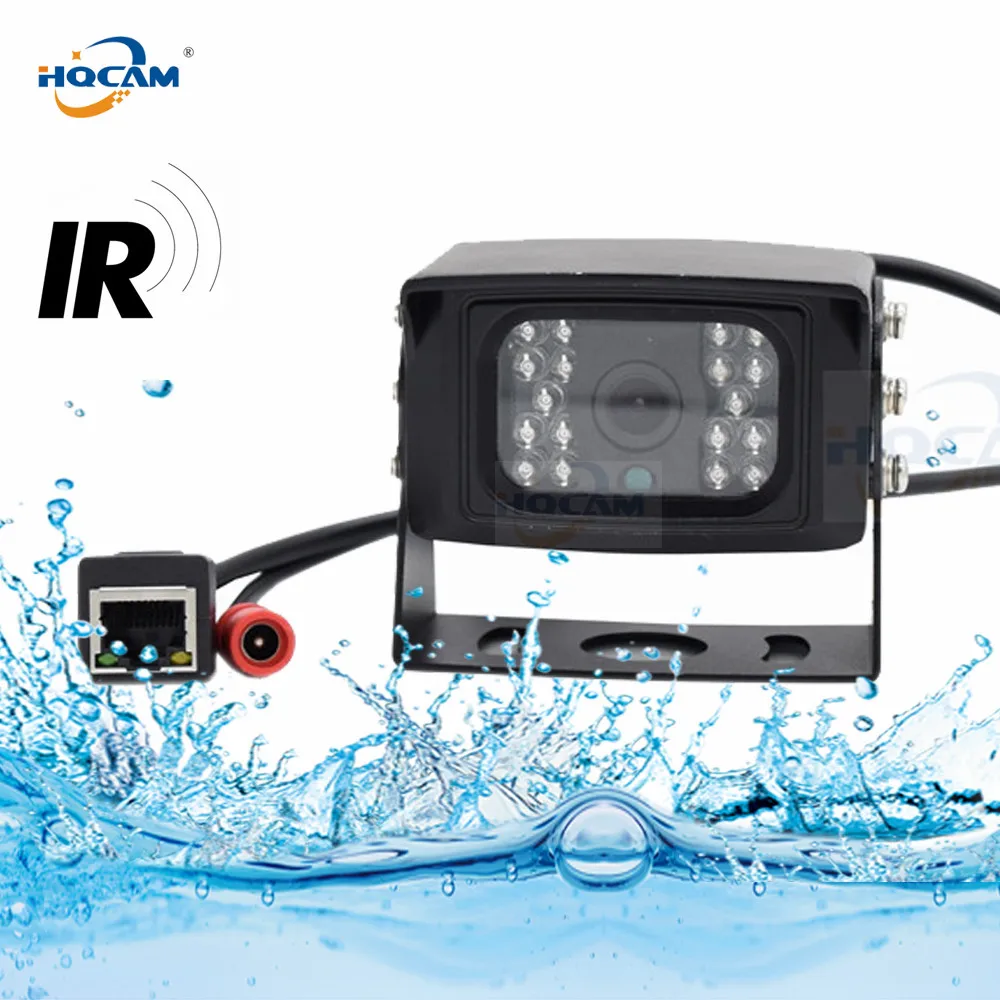 HQCAM Водонепроницаемая 720P 960P 1080P автобусная IP камера мини для помещений и улицы