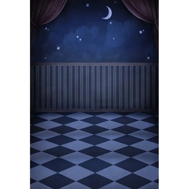 Пользовательские Винил ткань Луна Star Night Sky опера этап фотографии фонов для