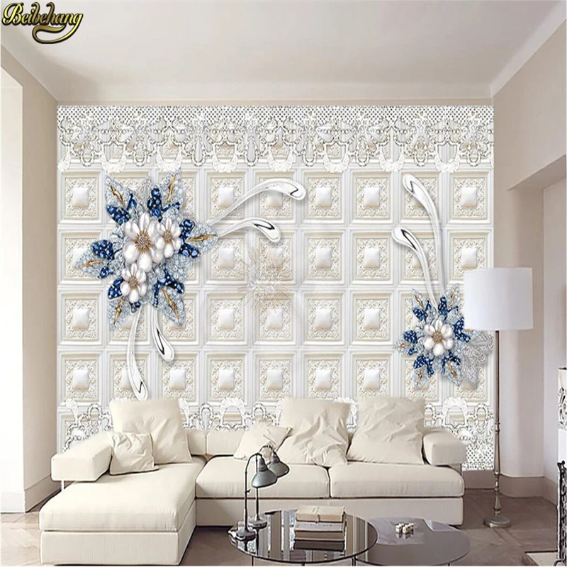 Обои на заказ большие обои стикер стену 3D стерео рельефное Ювелирное Украшение