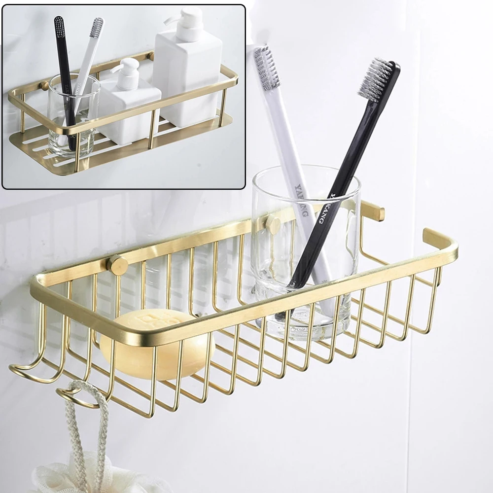 Настенный вакуумный держатель для ванной комнаты из нержавеющей стали|Полки