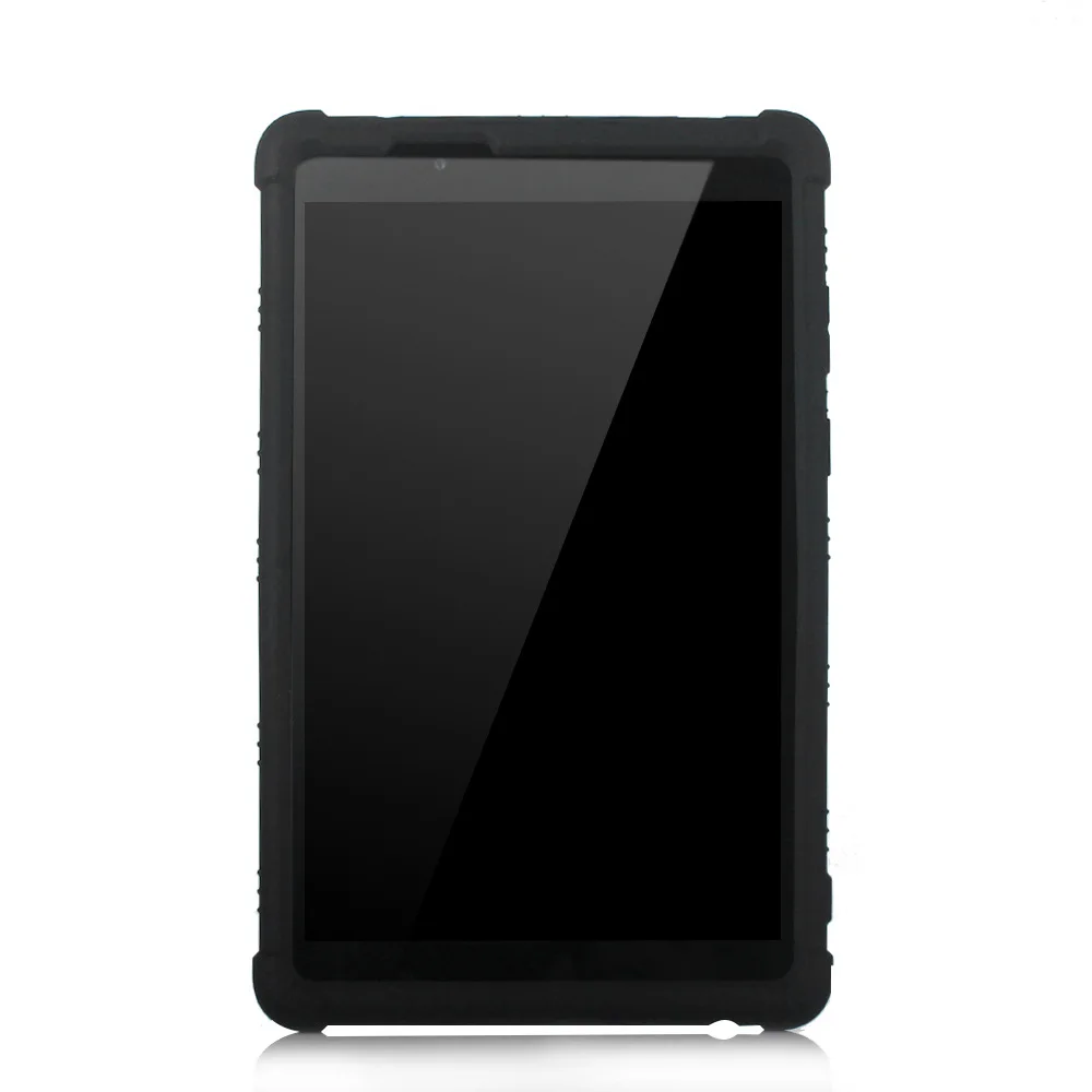 Black Мягкий силиконовый+ жесткий пластиковый откидной Чехол для lenovo Tab E8 TB-8304F1 мягкая задняя крышка для lenovo Tab E8 чехол Fundas - Color: Black