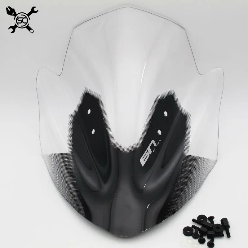 4 цвета мотоциклетное ветровое стекло козырек ветрового стекла Viser подходит для kawasaki ER-6N ER6N 2012 2013 дымчатое лобовое стекло