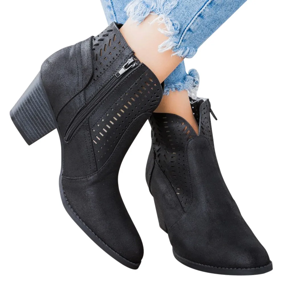 Женские ботильоны из натуральной кожи на каблуке роскошные сапоги в винтажном