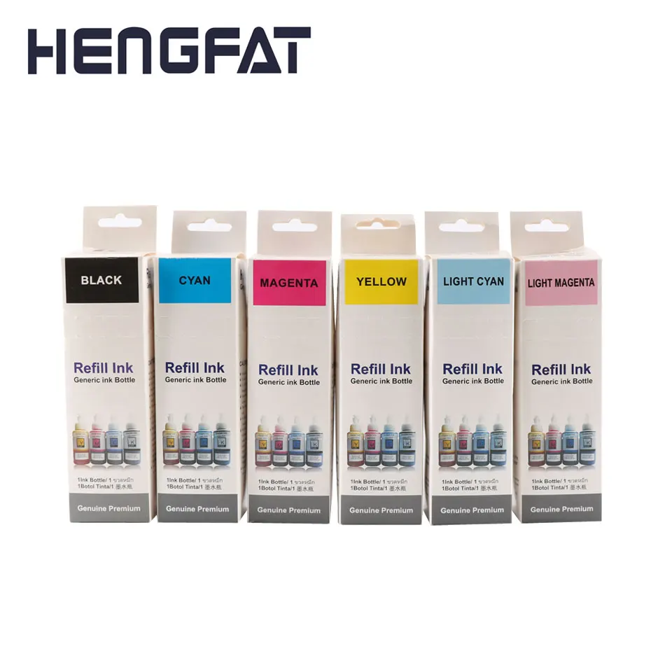 

6color Refill Ink dye ink For Epson L101/L201/L301/L358/L551/L558/L360/L801/L810/L1800 Printer