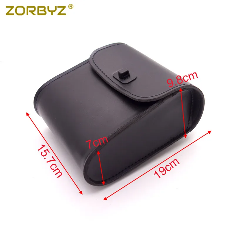 ZORBYZ мини черный мотоциклетный руль Сисси Бар сумка для инструментов из
