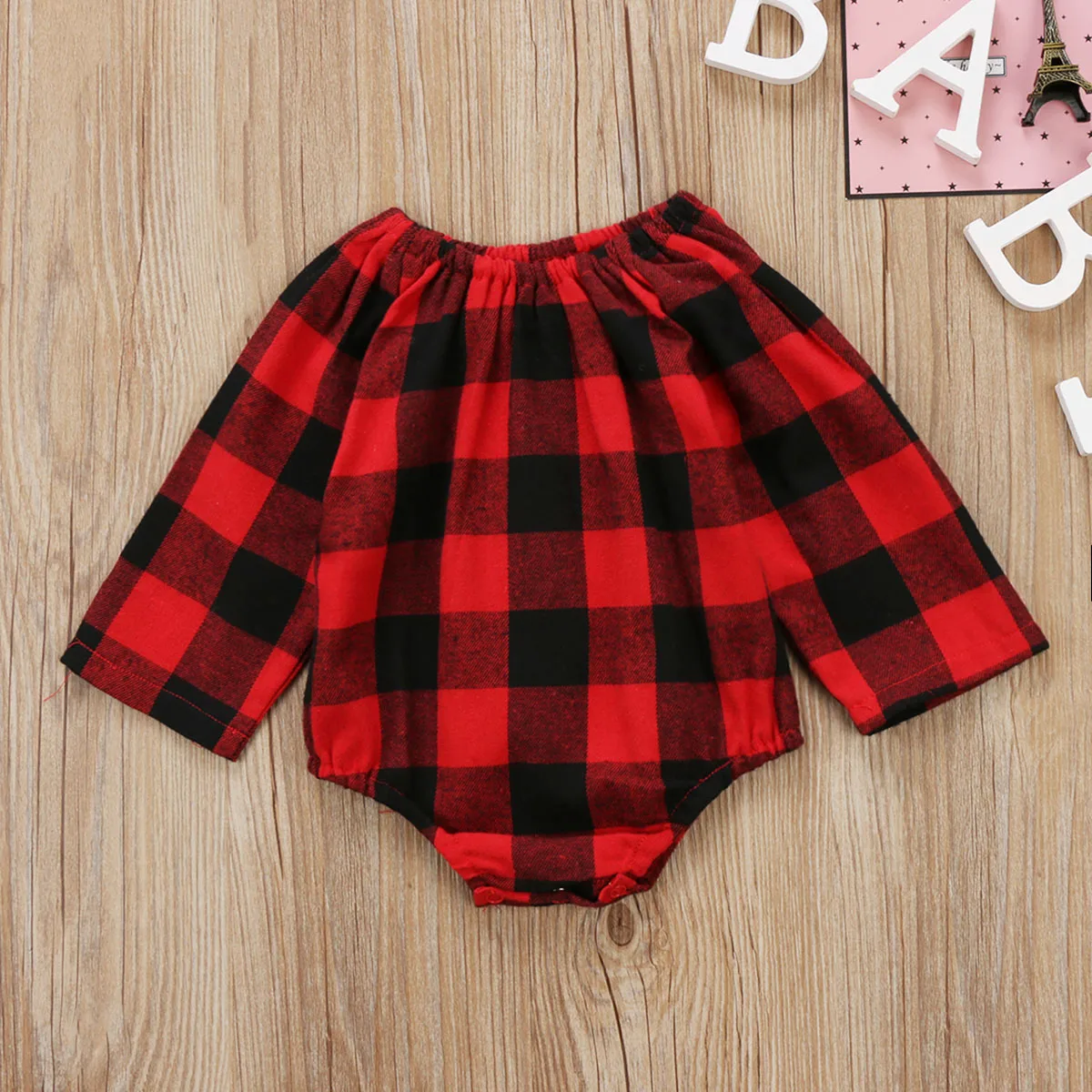 Для новорожденных Обувь для девочек плед с длинным рукавом ползунки Детские