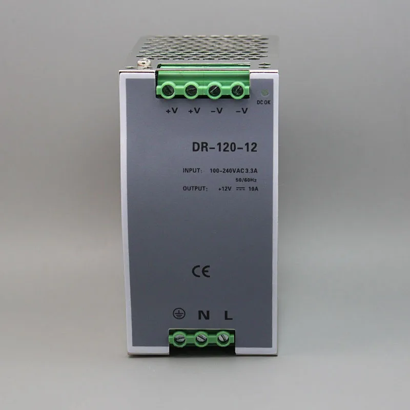 (DR-120-24) CE RoHS двухлетняя гарантия 120 Вт 24 в источник питания на din-рейку 85-в