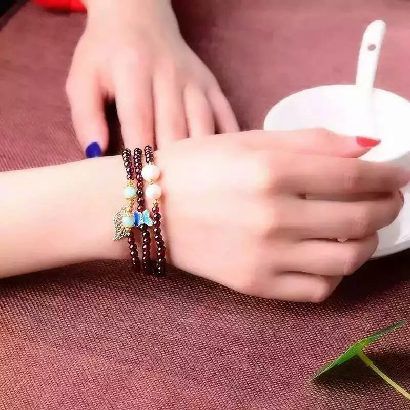 Натуральная искусственная жемчужина перегородчатая бабочка тибетская женская