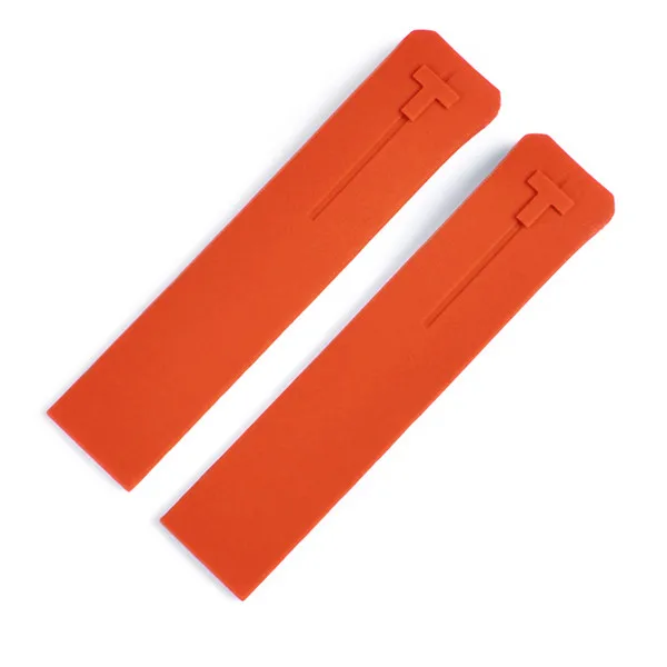 Orange no clasp 21mm Силиконовые ремешки для часов 20 мм 21 мм для Tissot T013 T047 резиновый оранжевый ремешок T-Sport ремешок водонепроницаемый T013420A T047420A - Цвет ремешка: Orange no clasp 21mm