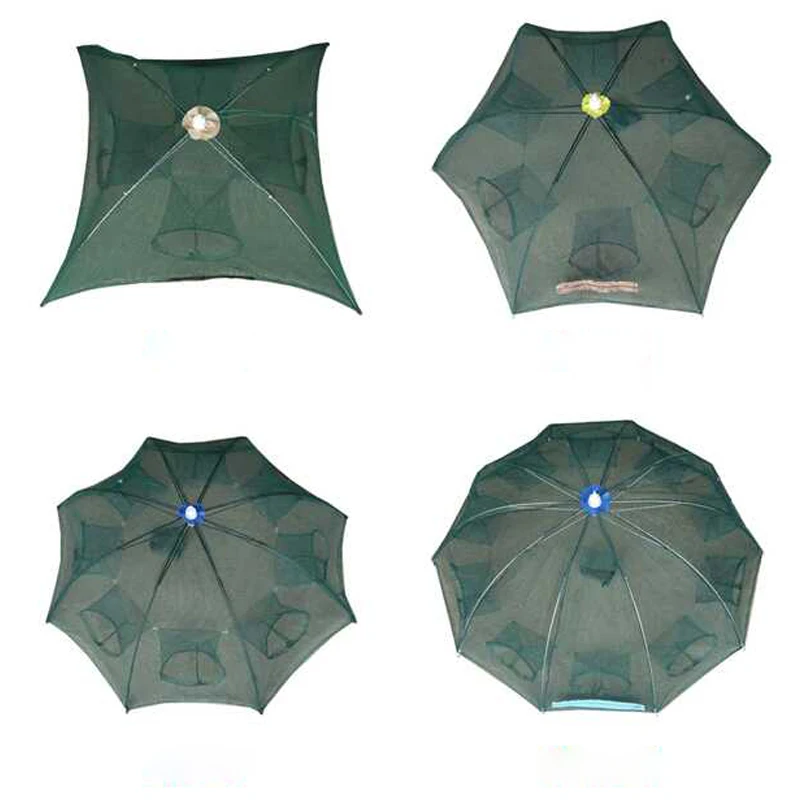 Пористая полностью автоматическая рыболовная сеть Складная портативная в любом