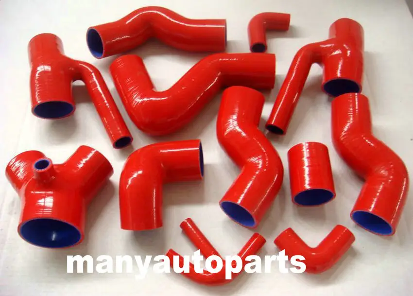 Для Audi S4 B5/A6 Quattro 2 7 T TT C5/Turbo V6 INTERCOOLER BOOST RED HOSE 97 04|hose repair|hosehose pipe tap connector |