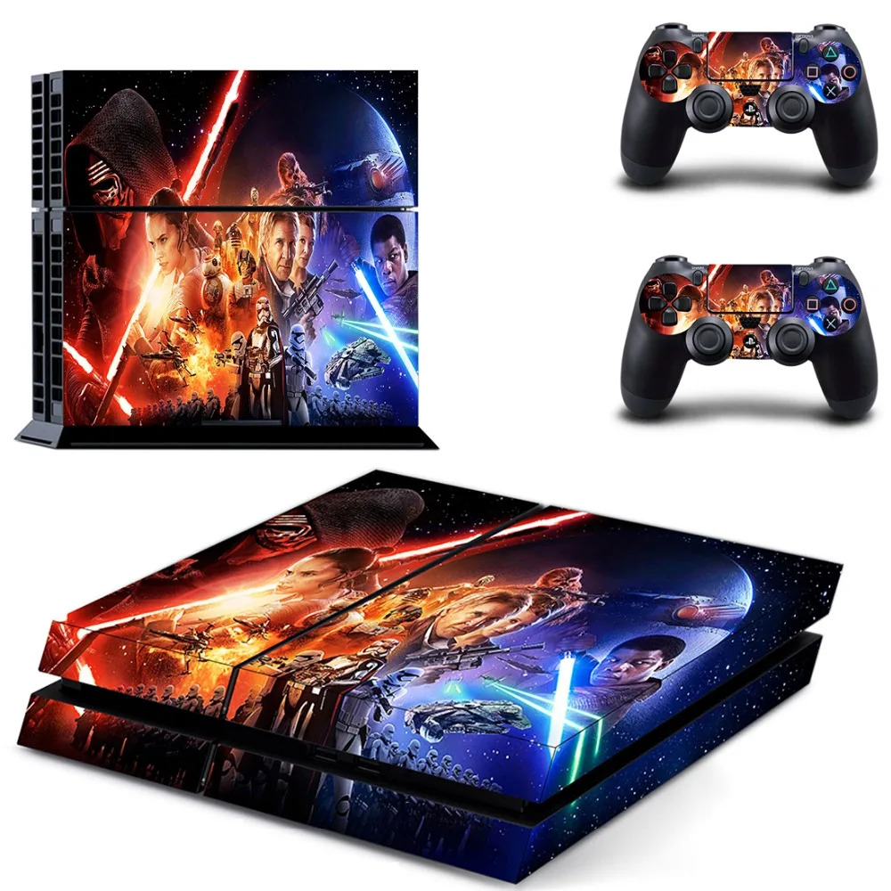 Пленка Звездные войны PS4 Наклейка Виниловая наклейка для Playstation 4 консоль и 2
