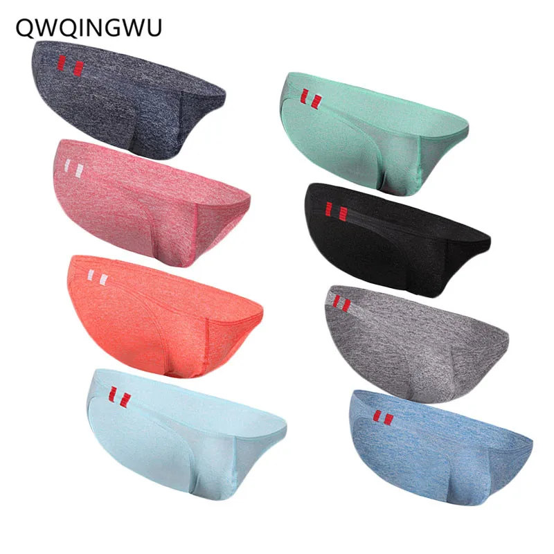8PCS Low Waist Mens Cotton Briefs Sexy Underwear Briefs Penis Pouch Underwear Sexy Mens Bikini Underpants Cueca Masculina Briefs
