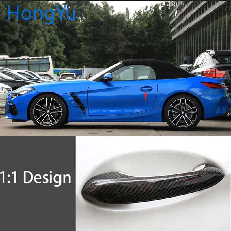 Для BMW Z4 G29 M40i sDrive 25i M 2019 2020 авто наружная карбоновая накладка на дверную ручку