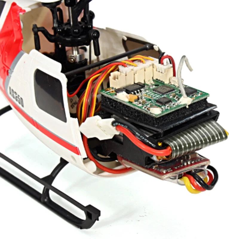 С 2 батареями) Xk K123 6Ch бесщеточный As350 масштаб 3D6G система Радиоуправляемый вертолет RTF обновление V931