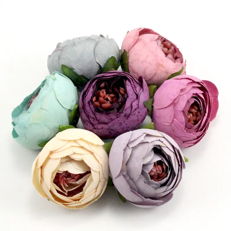 Lucia crafts, 5 шт./лот, диаметр 3,5 см, искусственный цветок камелии, ручная работа, для дома, декоративные, свадебные, искусственные цветы A1004
