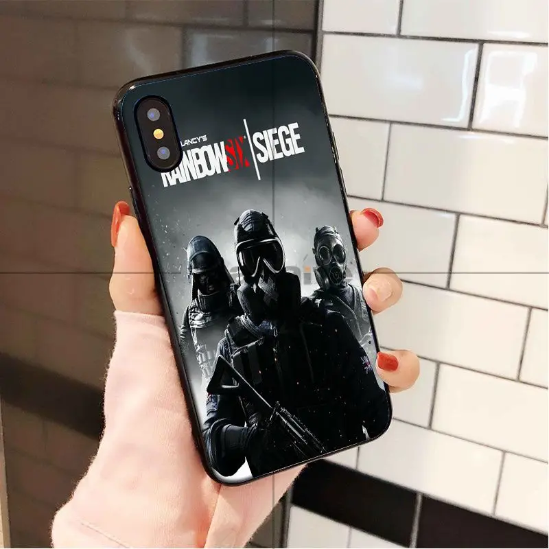 Babaite Rainbow Six Siege Coque чехол для телефона iPhone 8 7 6 6S Plus 5 5S SE XR X XS MAX Coque Shell