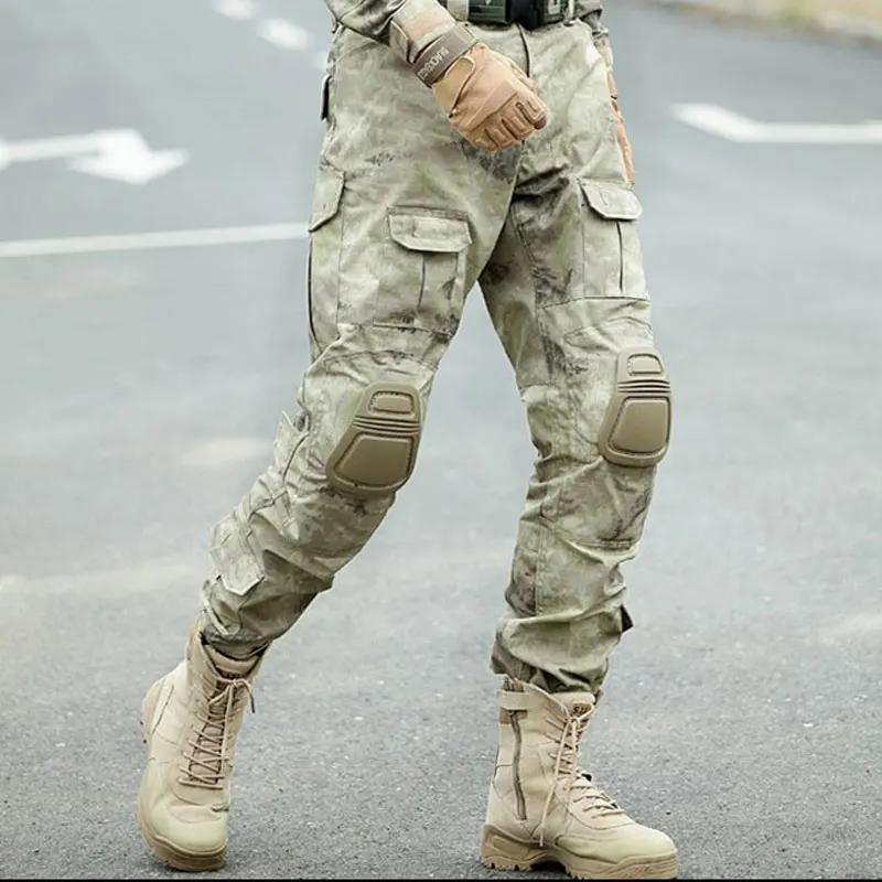 Тактический Камуфляж Брюки брюки-карго мужчины Pantalon Homme штаны US Army Delta сил Hunter