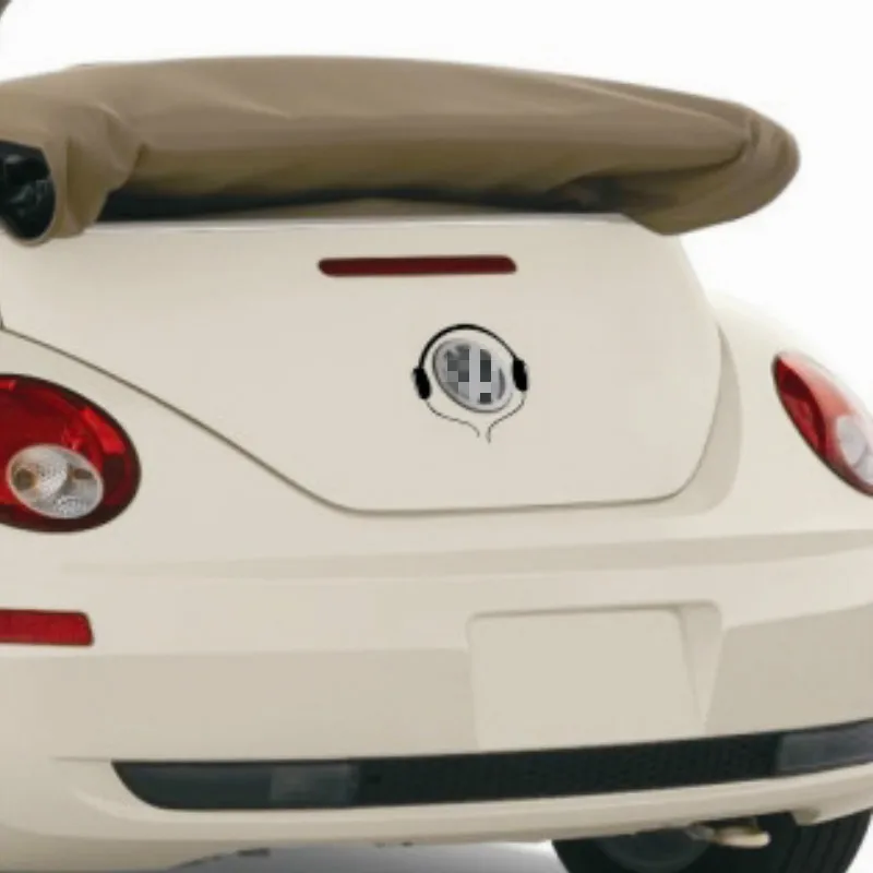 Стильные автомобильные наушники Aliauto наклейки наклейка с логотипом на хвост