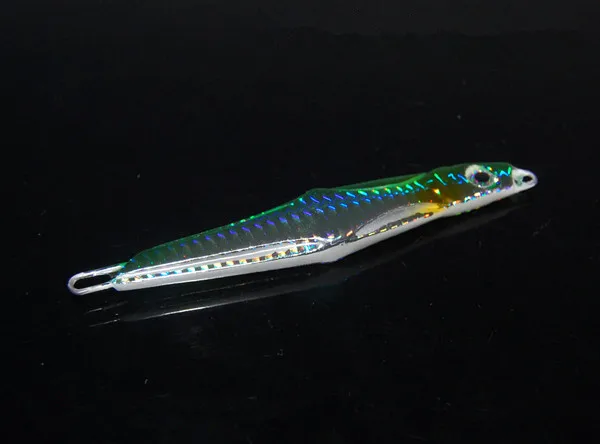 

50g/100g Metal Fishing Jig Lure Laser Jig Bait Sea Carp Bait 5 Pcs/Lot