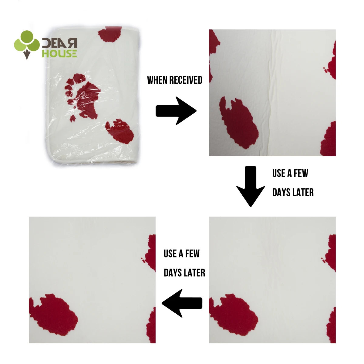 Dearhouse настенная текстура под миска для воды еды коврики входной двери аксессуары