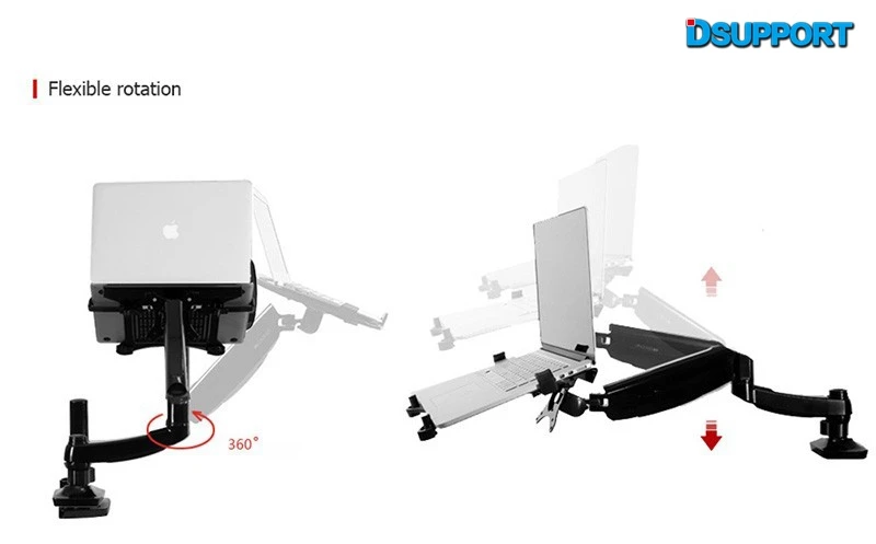 Loctek D5FN настольных полный движения газовая пружина двойной Применение 10 15 6 дюймов