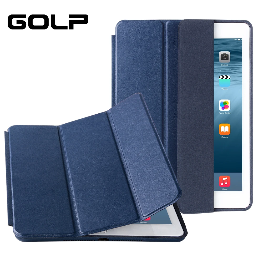 Чехол для ipad air умный чехол GOLP из искусственной кожи iPad 1 подставка 2 чехлы книжки