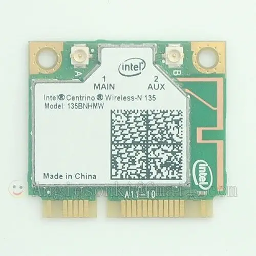 Новая Wi Fi карта 135BNHMW PCIe 150 Мбит/с 2 4 ГГц 802.11b/g/n + Bluetooth4.0 для ноутбуков Dell intel centino Wireless