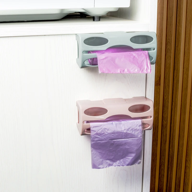 FHEAL Colorful Wall-mounted Garbage Bag Storage Box Container Multi-purpose Kitchen bathroom Organization Plastic Tray | Дом и сад
