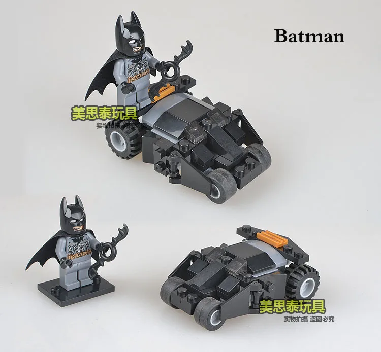 SY 4 комплекта Super Heroes Мстители Человек паук Ник Бэтмен Женщина кошка Batgirl