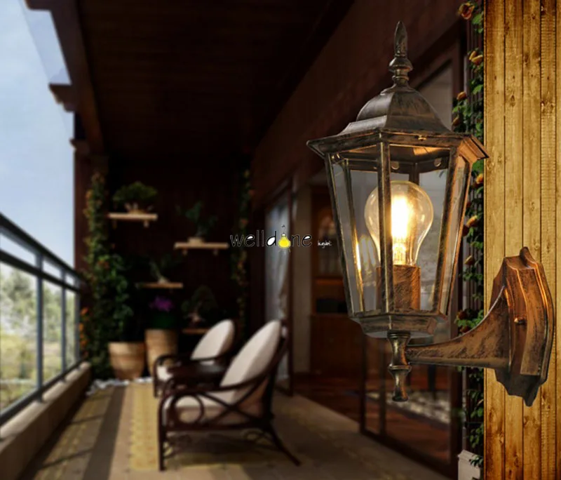 Водонепроницаемый алюминиевый светильник для крыльца Уличный настенный