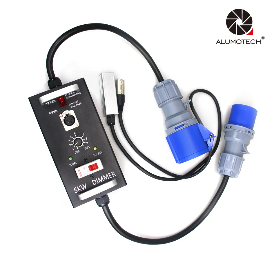 ALUMOTECH диммер для до 5000W 110V 250V фото и видео студии светильник аксессуары затемнения