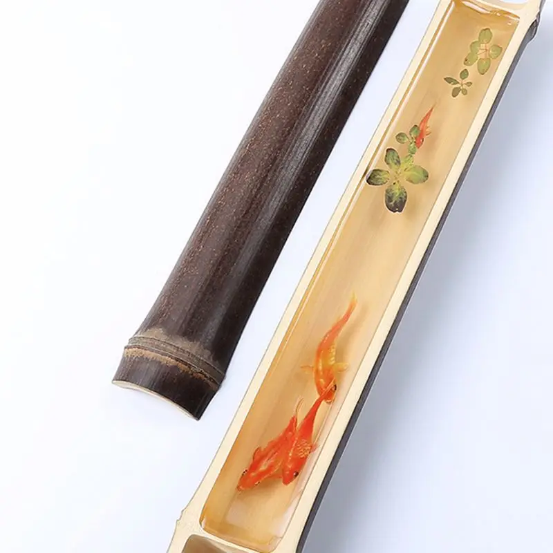 Прозрачная пленка 3D с изображением золотой рыбки лотоса полимерные наклейки