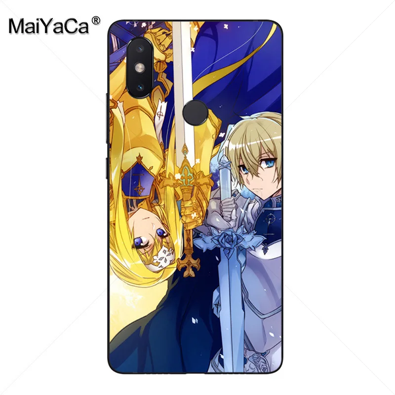 Аксессуары для телефона MaiYaCa Sword Art Online SAO Anime Manga чехол xiaomi mi 8se 6 note2 note3 redmi 5 plus note 4