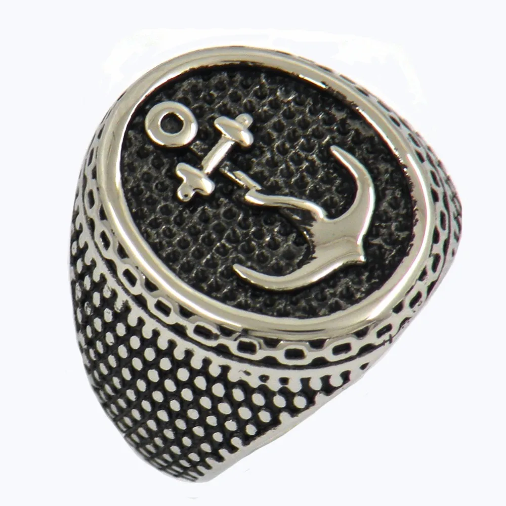 Fanssteel ювелирные изделия из нержавеющей стали Морской Якорь моряка моряное кольцо