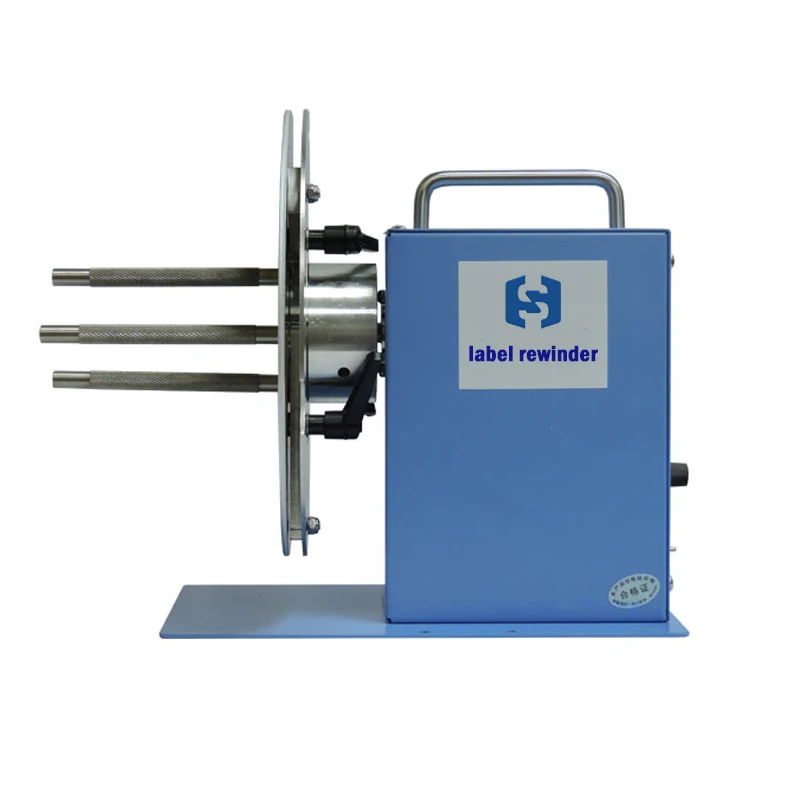 

High quality label rewinder machine automatic barcode sticker label clothing tag washing label rewinding with 3 years warranty
