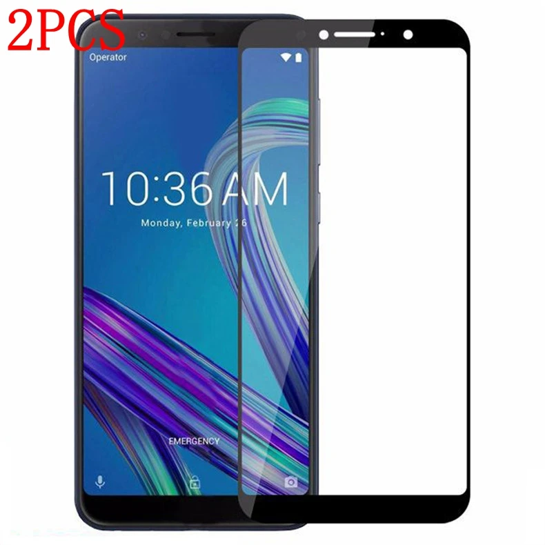 Закаленное стекло с полным покрытием для ASUS Zenfone MAX PRO (M1) ZB601KL защитная пленка