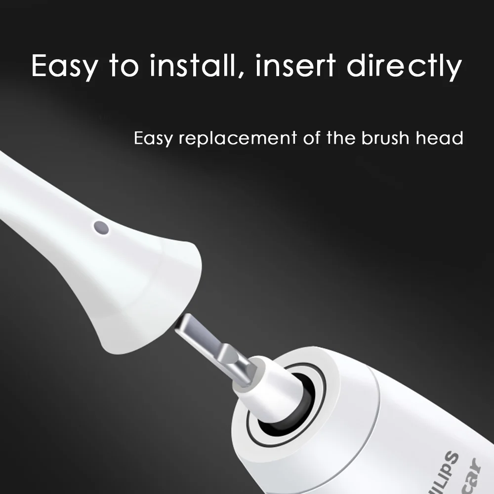 Насадки для зубной щетки Philips Sonicare 8 сменных головок щеток HX6013/66 HX6930 HX9340 HX6950 HX6710