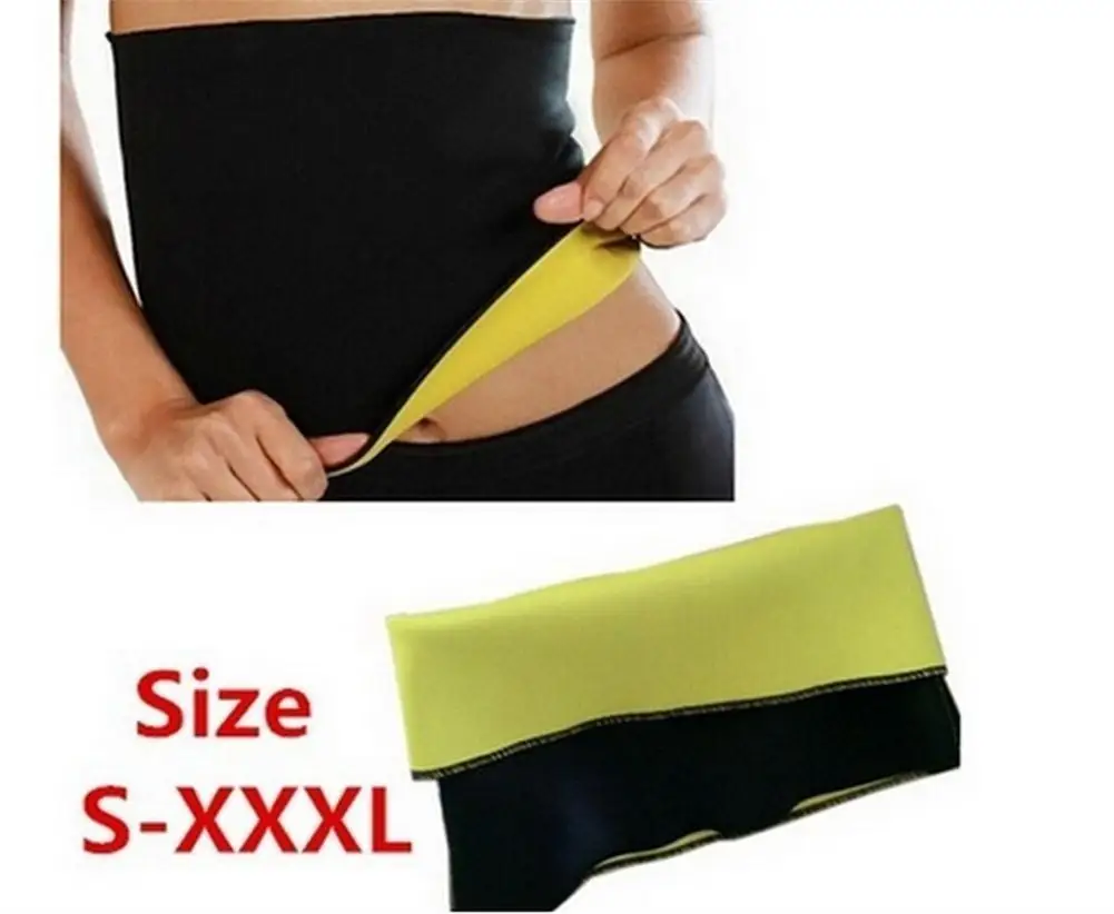 Женский Формирователь живота неопрена термальный пояс для похудения