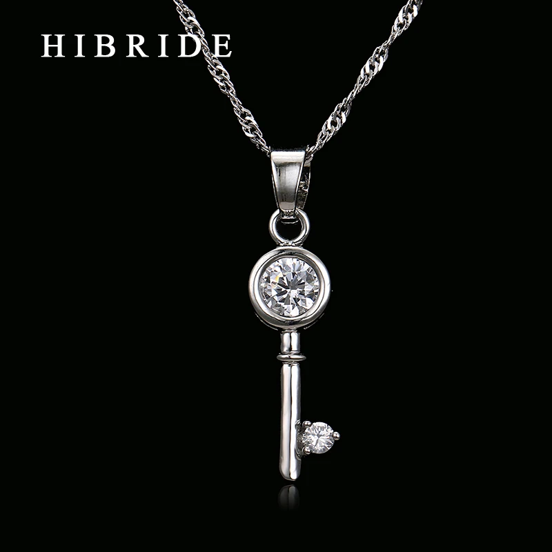 Hiневесты ювелирные изделия бренда романтической формы Ключ кубического